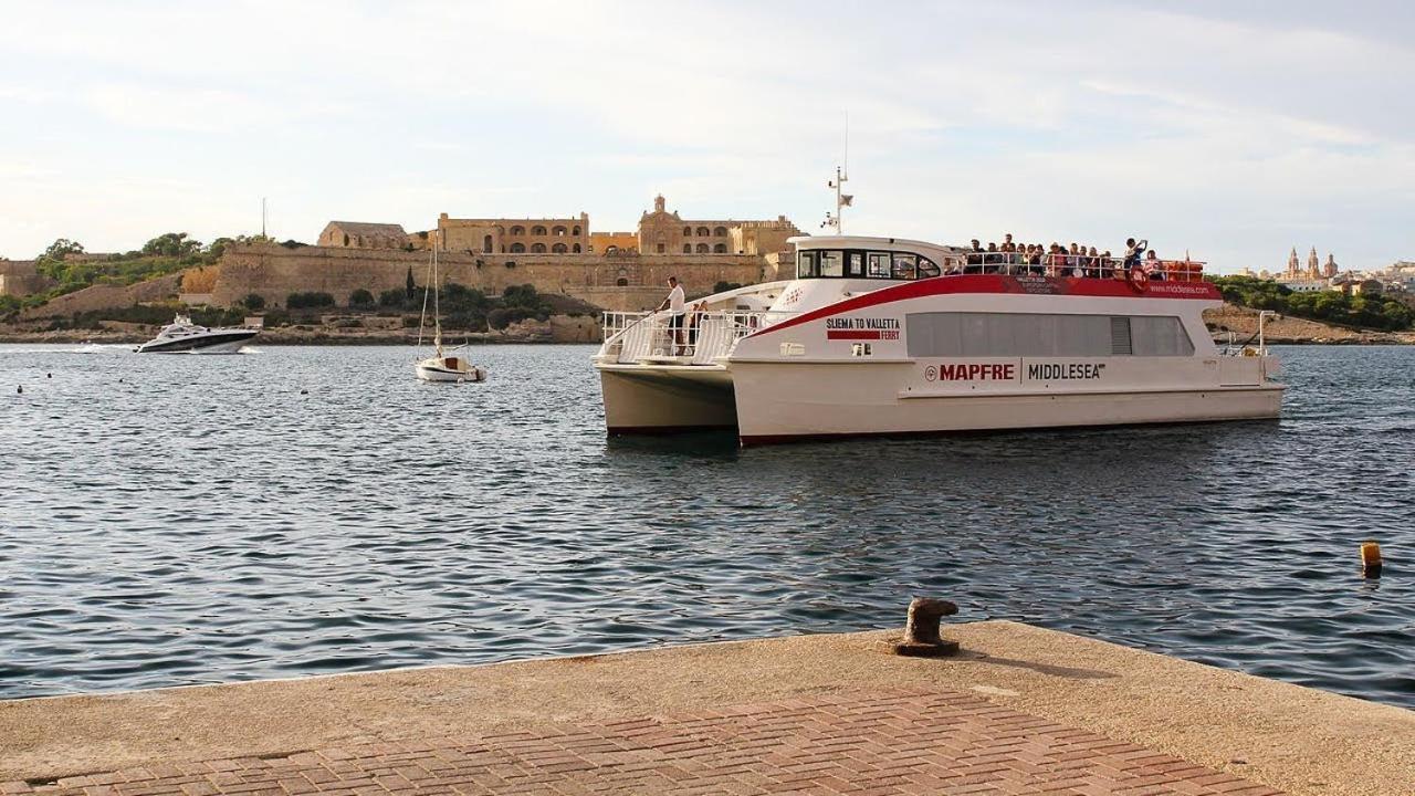 Luxe Apartment With Valletta And Harbour Views Слима Екстериор снимка